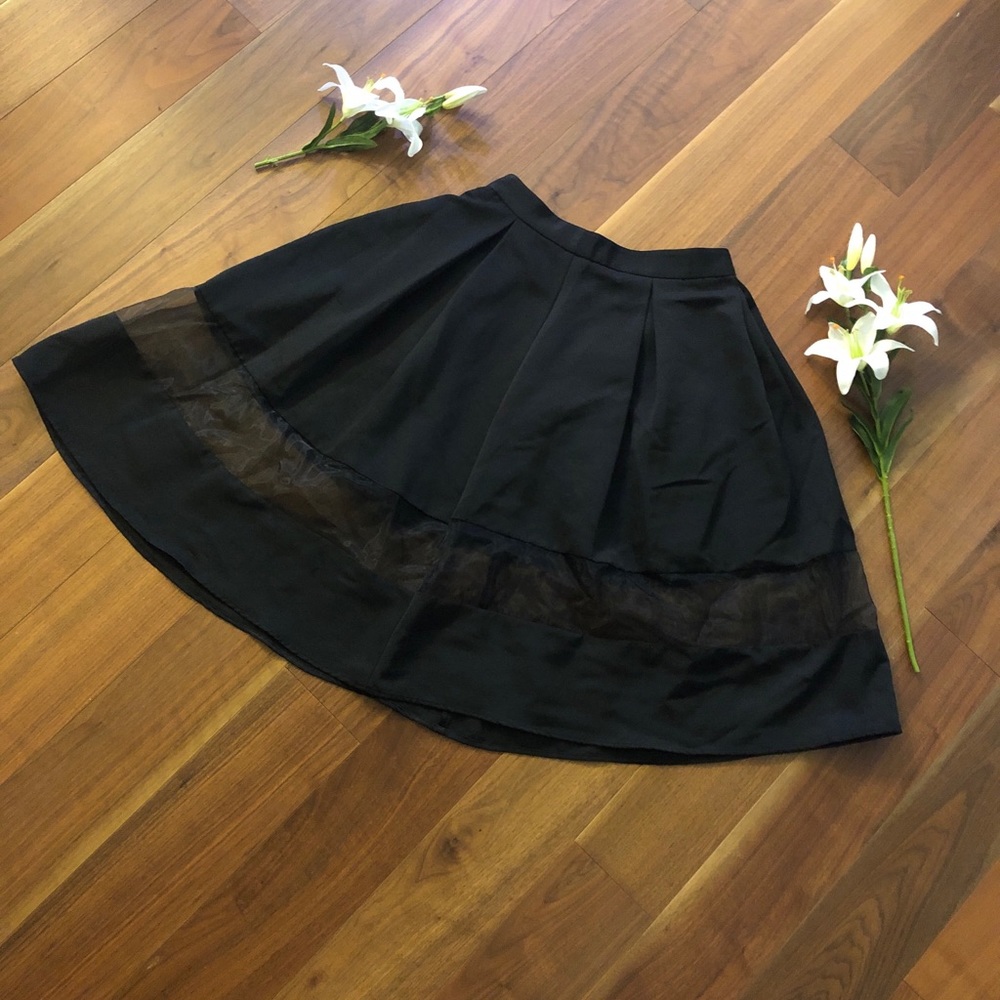 Black Express A-Line Skirt NWT